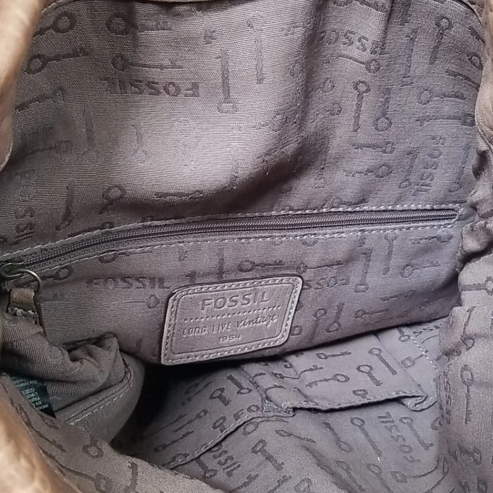 Fossil Leather Y2K Hobo